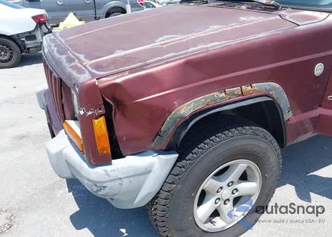 2000 Jeep Cherokee Sport z USA, uszkodzony, nr VIN 1J4FF48S7YL129654